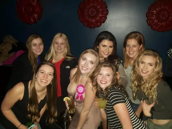 [8] which girl from the party are you taking home?