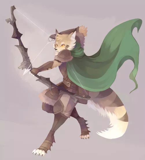 Archer inbound, his name is Snicken (drawn by an old friend)