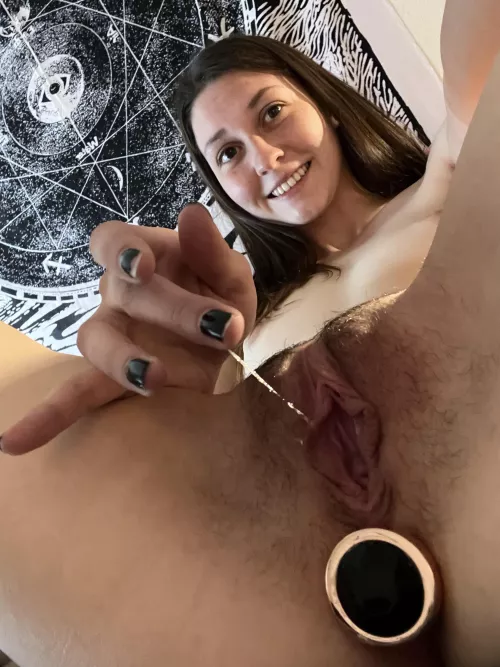 My butt plug in + my grool 🥰