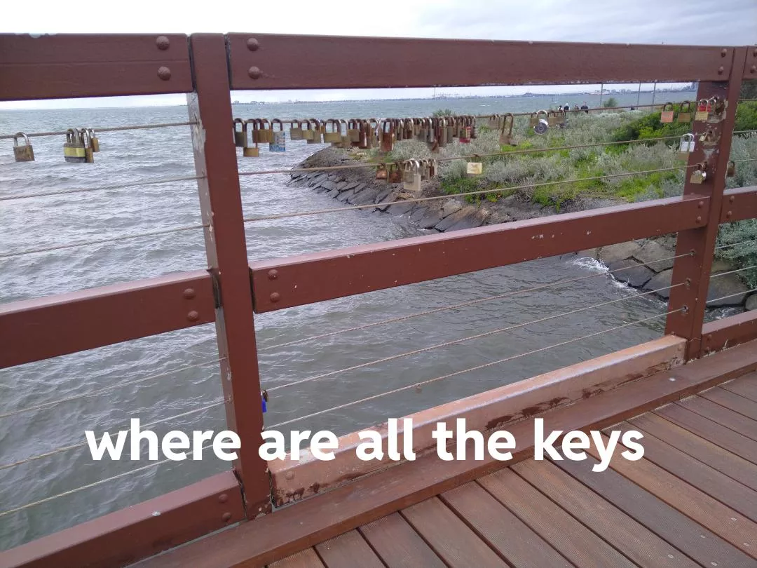 no keys 🤔🤔