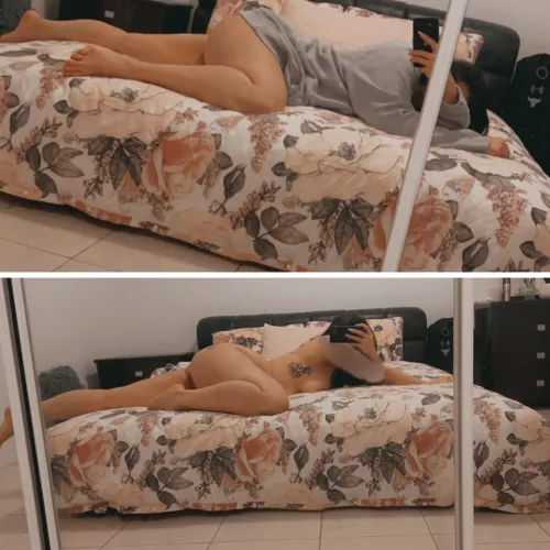 oversized hoodies means this is a quick before and after😉