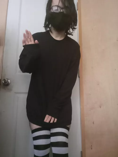 sweater + thigh highs = best combo :3 (used to post here, just made a new account ^^)