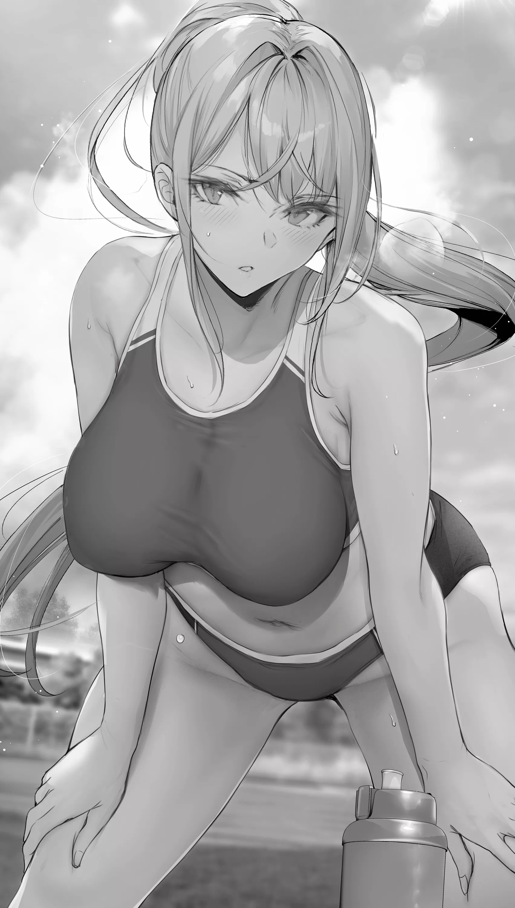 A senior member of the Track and Field club that wants to stay hydrated (Gentsuki) [Original]
