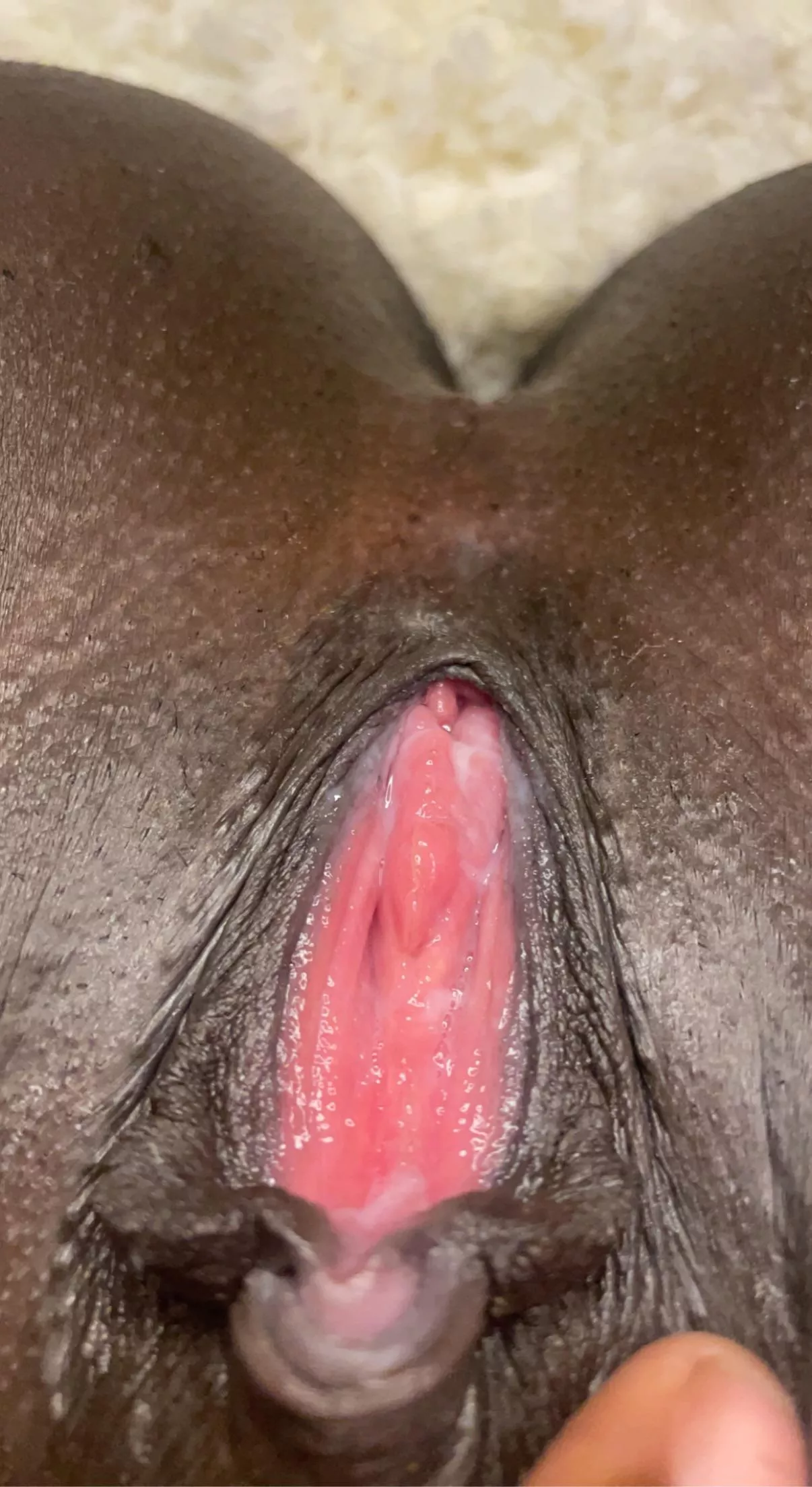 Breeding stock: Not sure how this tiny pussy can give birth over and over again.