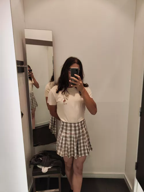 I went to the mall and ended up trying on clothes. What do you think? pt.2