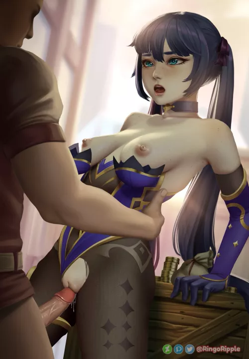 Mona needs to make a living (RingoRipple)[GenshinImpact]