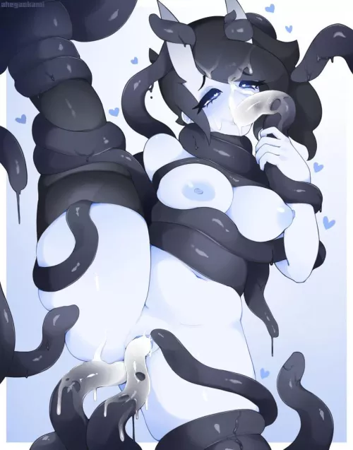 She’s loving it (female)