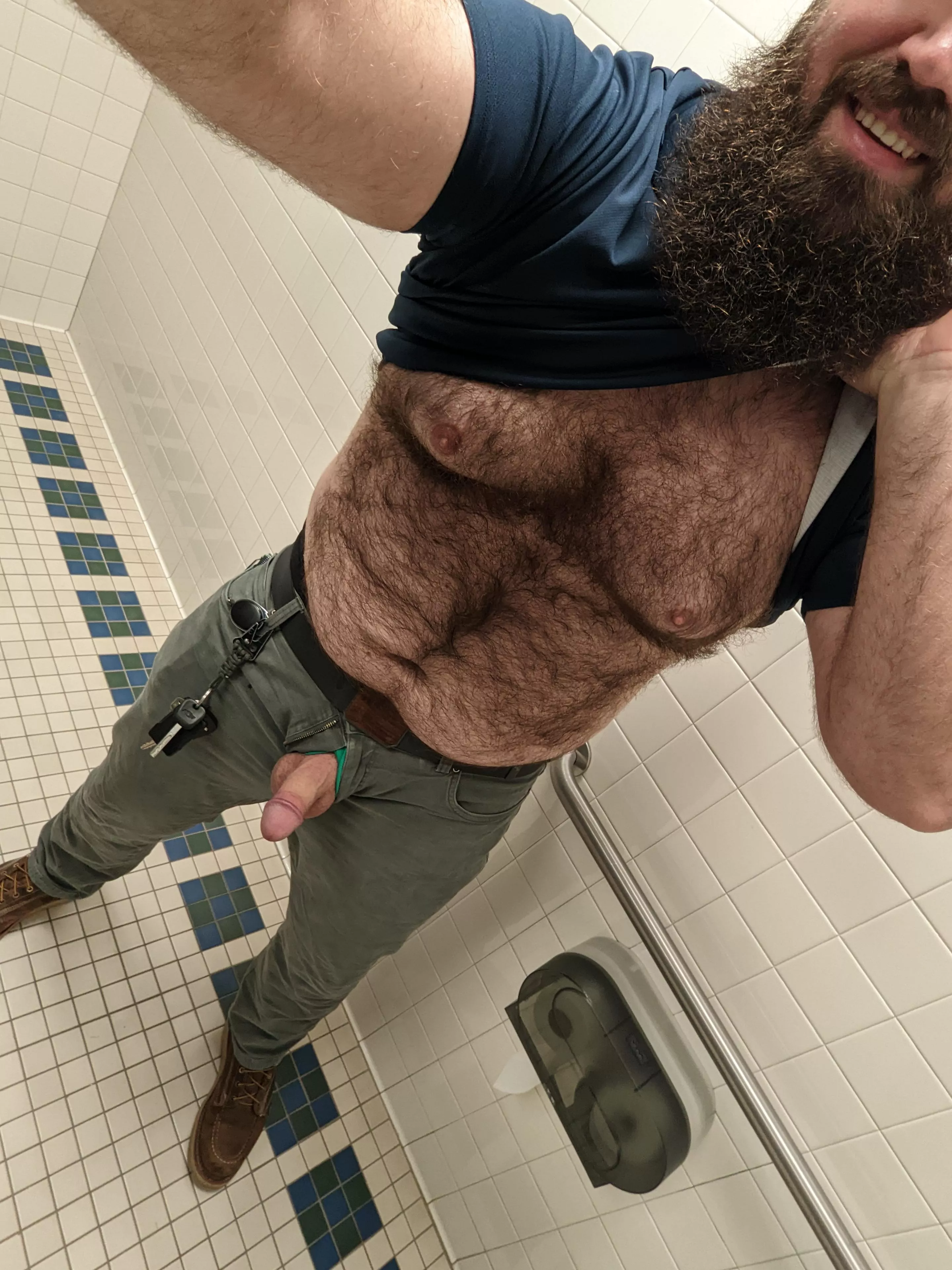 what would you do if the bathroom stall was unlocked and you walked in and saw me snapping pics? 😏😈