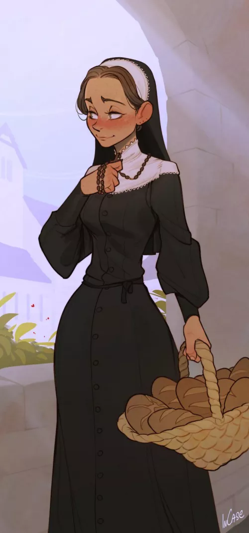 Cute Nun