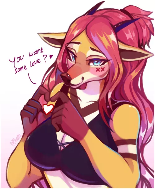 Meet my sona, Maysie🦌(art by Myoniis)