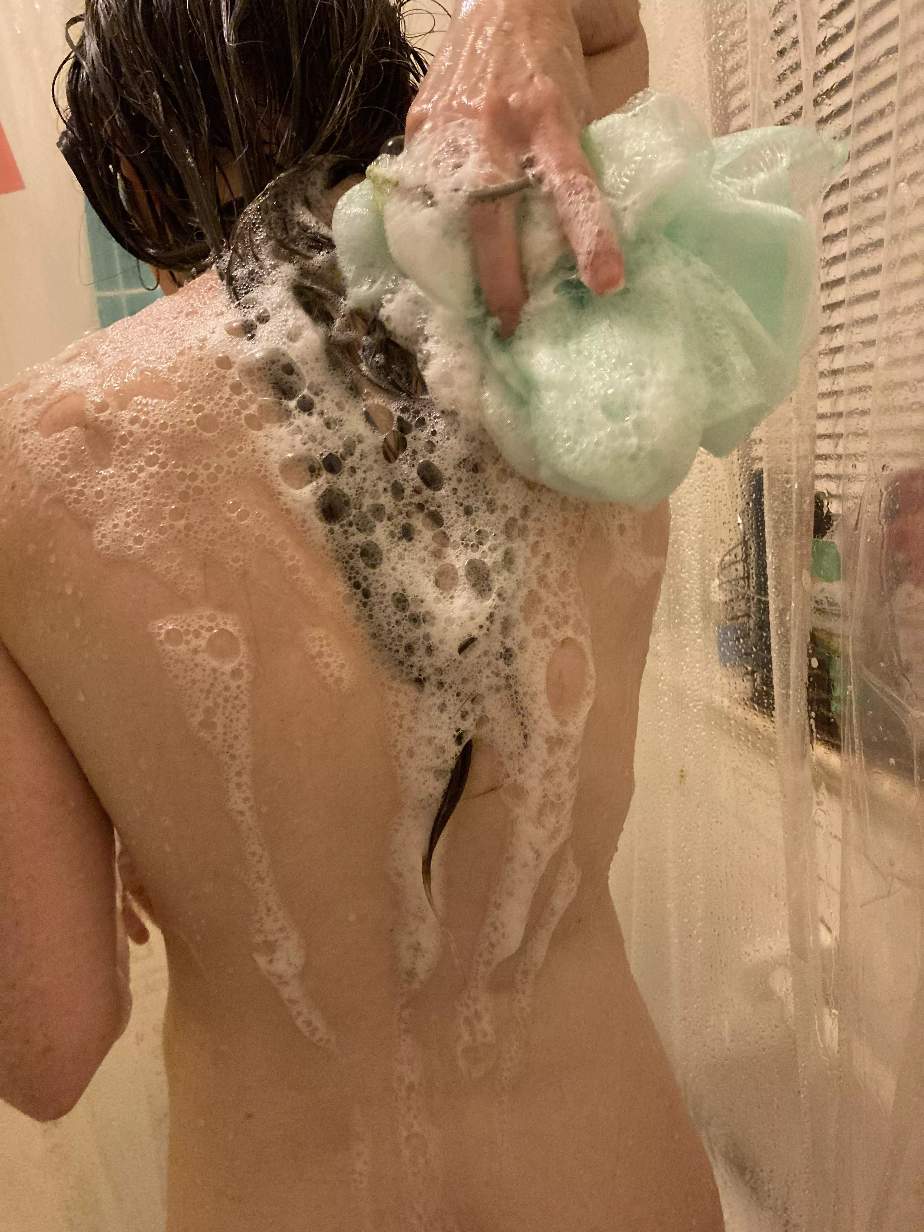 Scrub….hard