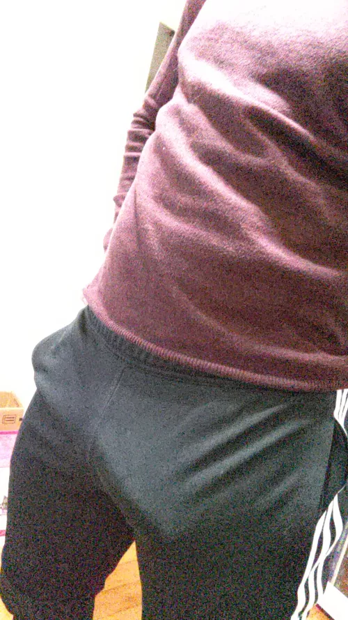 These joggers leave little to the imagination