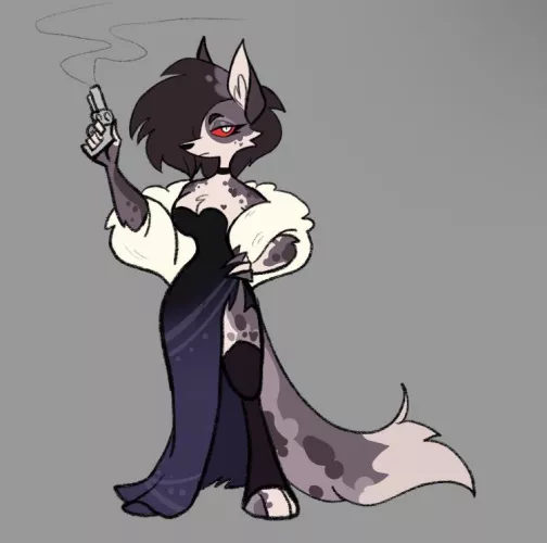 Absolutely in love with this gal ❤️😭 (art by:dramokin on twitter!)