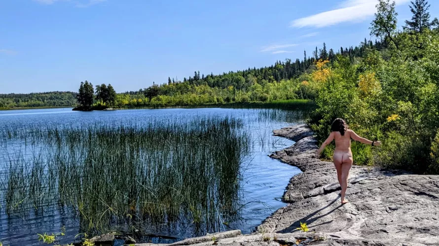 Found a great spot to take my clothes off