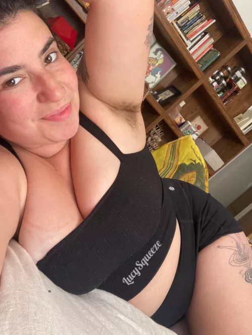 My armpit hair is soft just like the rest of me