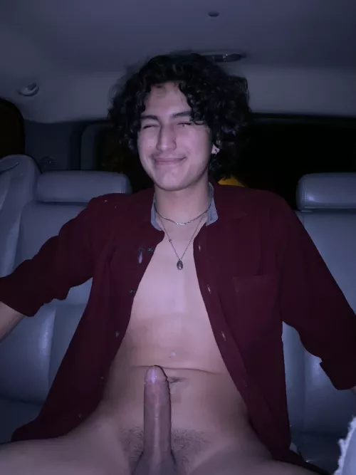 Would you drain my cock in your car?