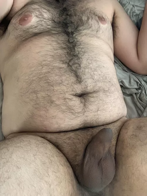 Cloudy days hit different in bed. Cuddle with me, maybe?