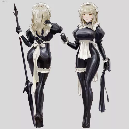 Latex Dominatrix Maid [Artist's Original]