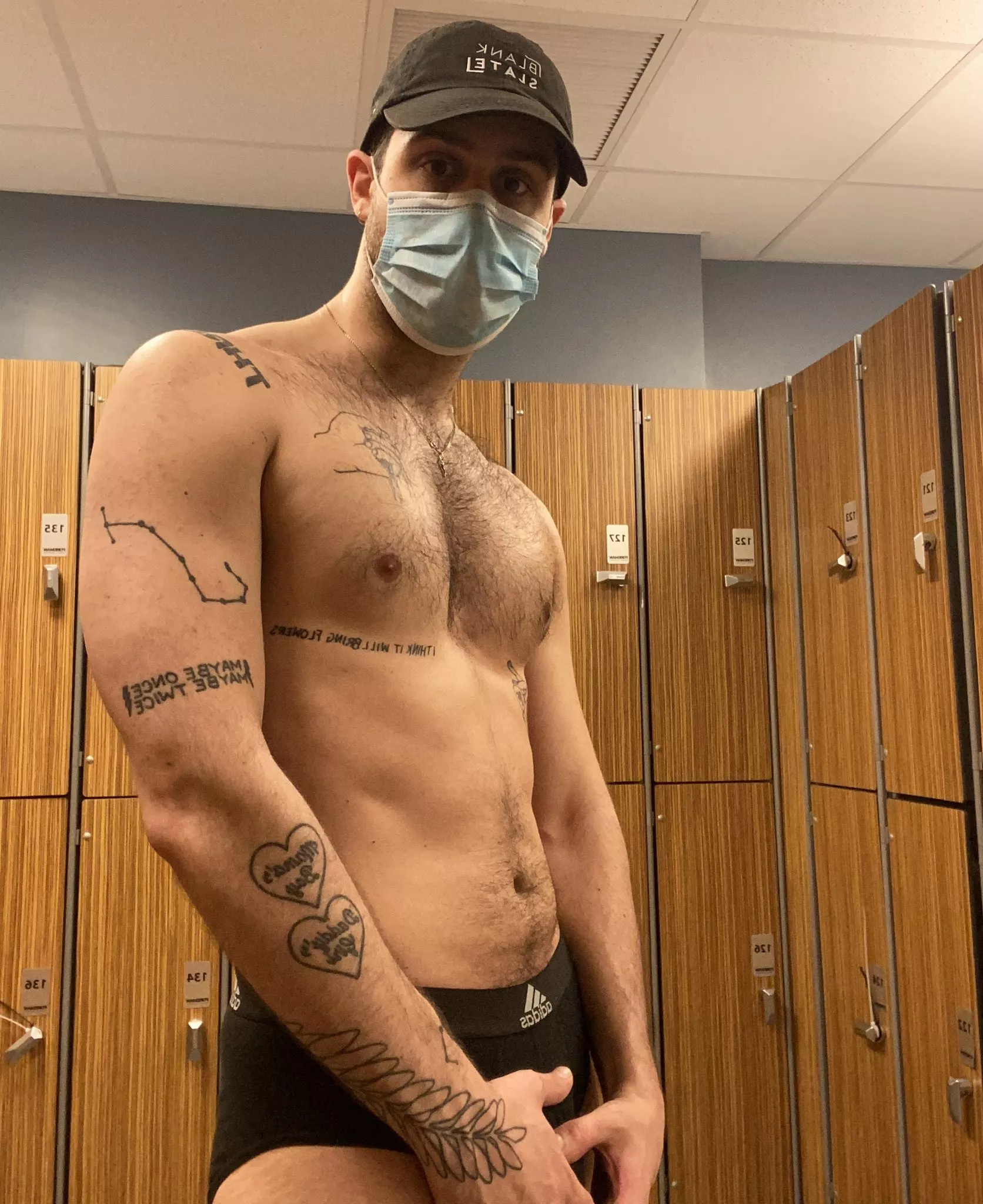 Mask on