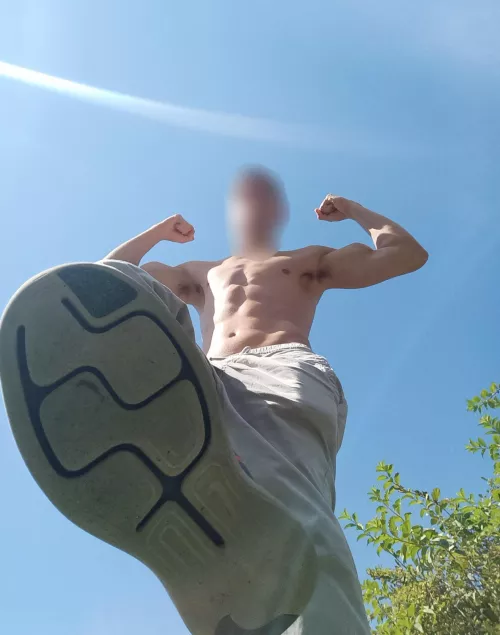 You look so small admiring me from down there