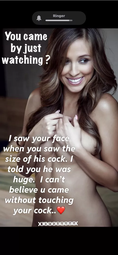 I can’t believe you came by watching