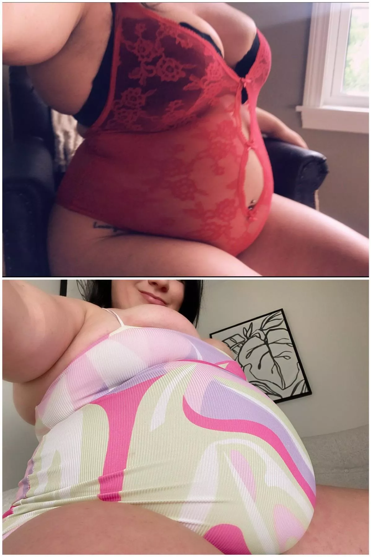Just over a 100lb difference between these two photos 😍😍