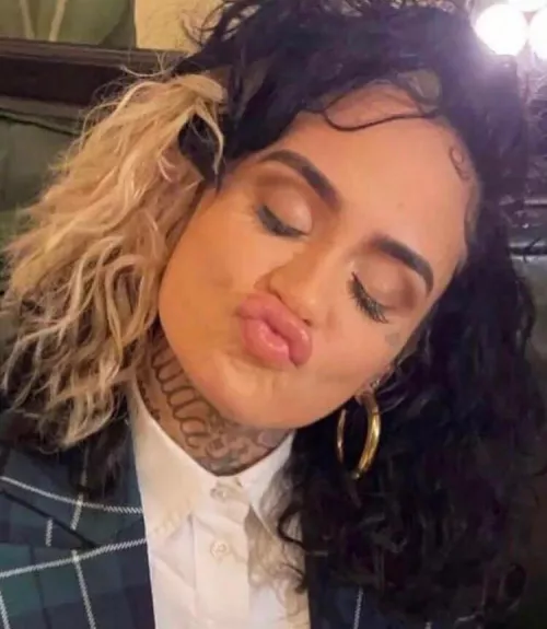 Kehlani’s plump lips