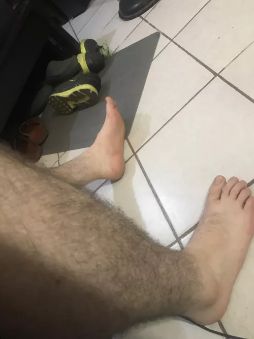 Letting them breathe after wearing my sneakers too long, who wants a whiff?