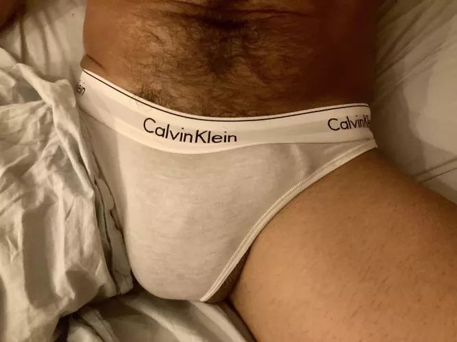 chubby cock’n’balls filling up my undies [38]