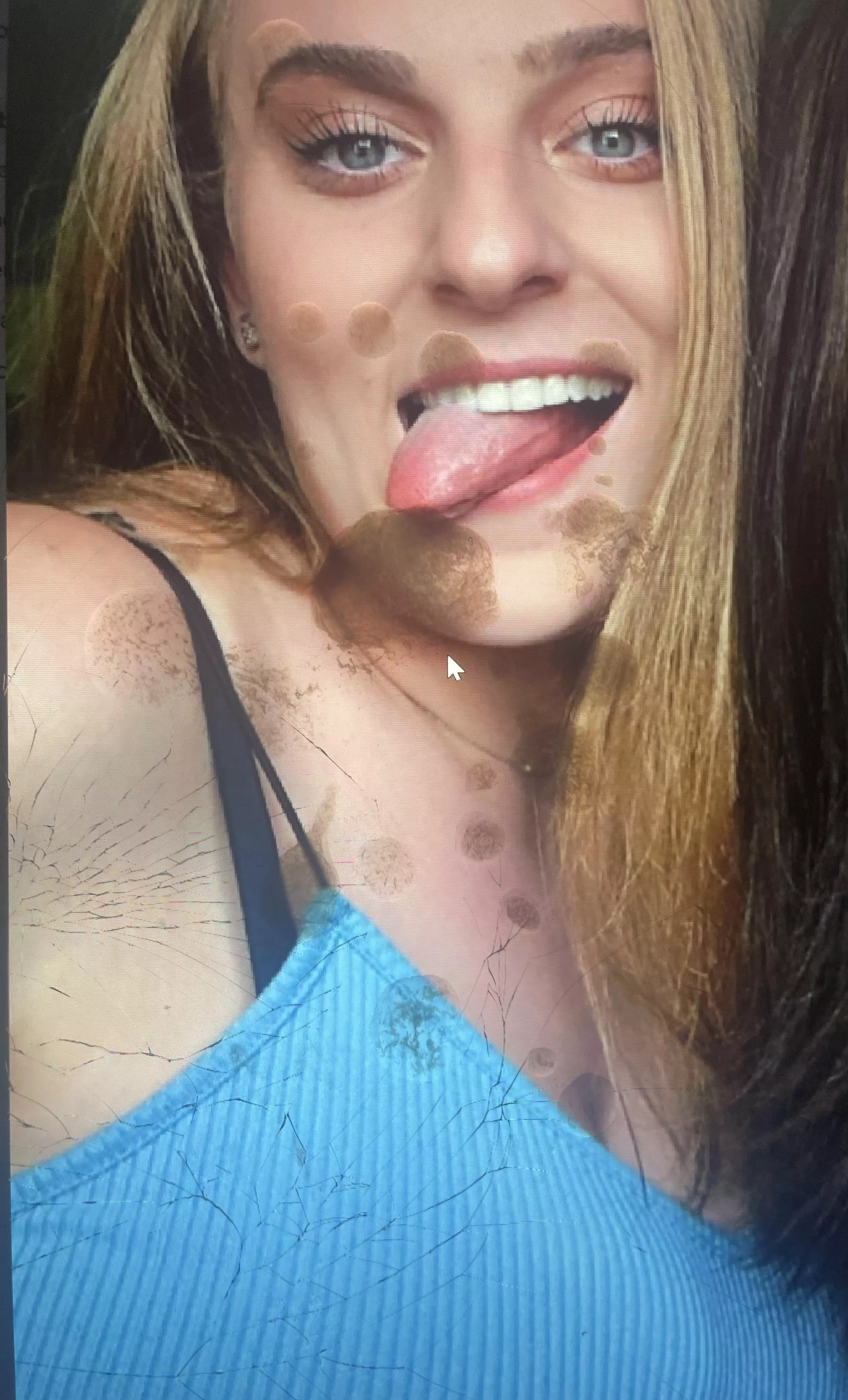 Covered this whore