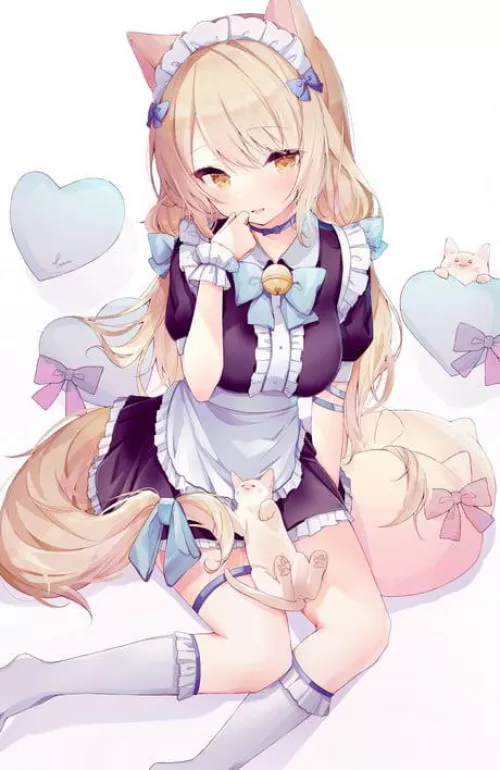Cute neko maid 😻