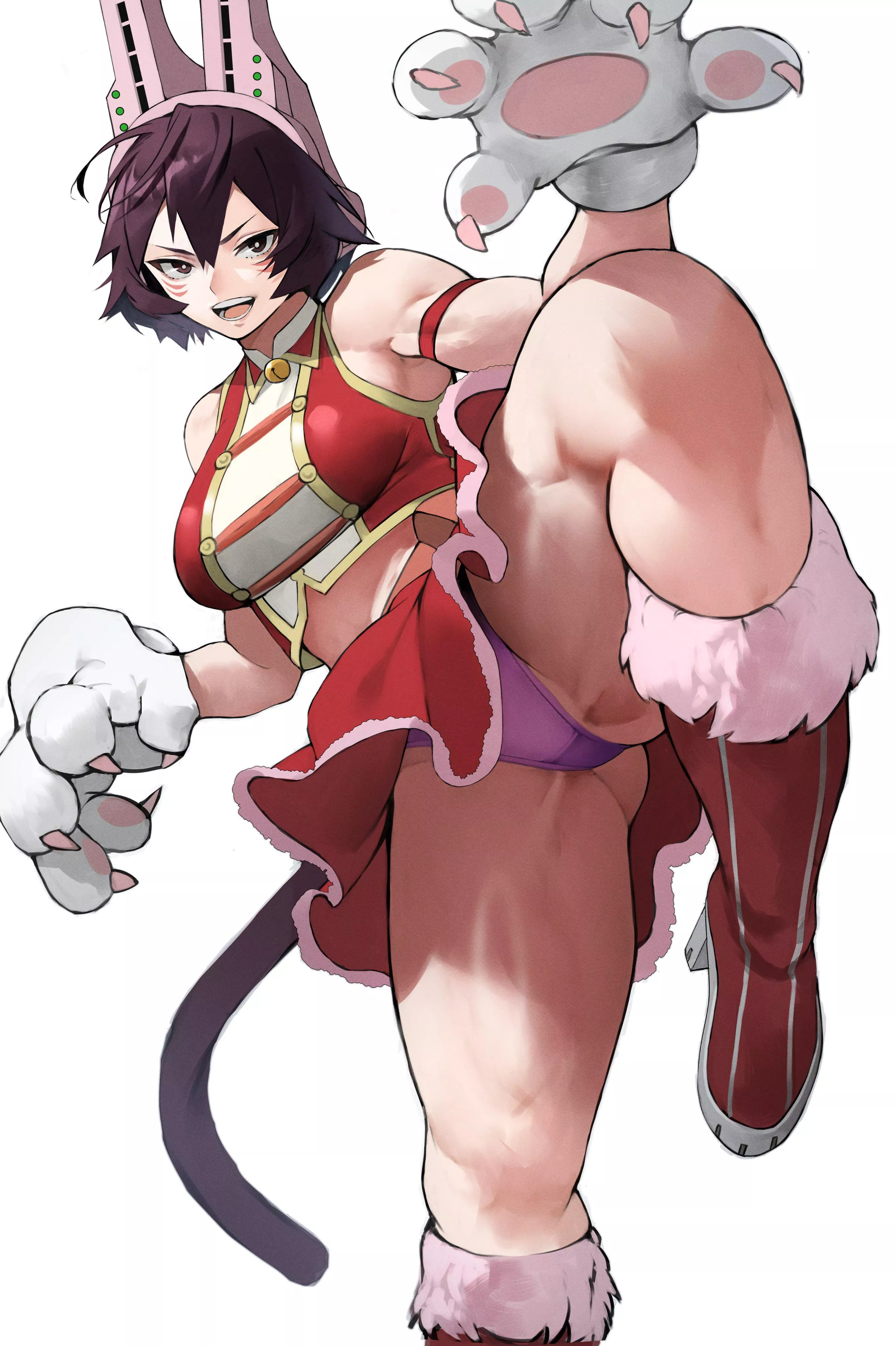Mandalay high kick (yoshi55level) [My Hero Academia]