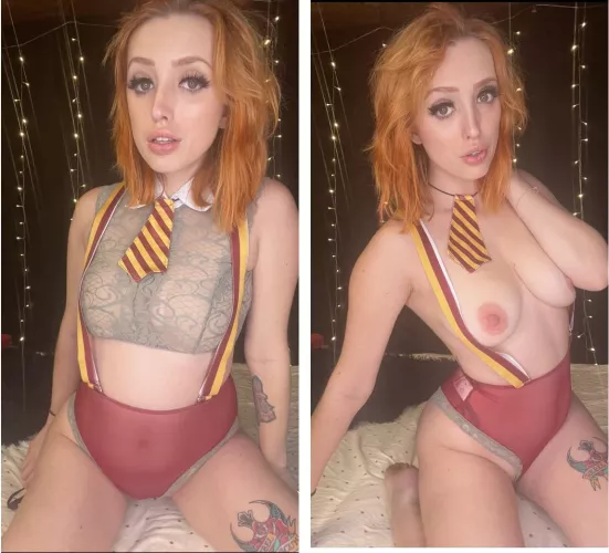 Practicing my spells and I accidentally made my top apparate. Silly me! [F]