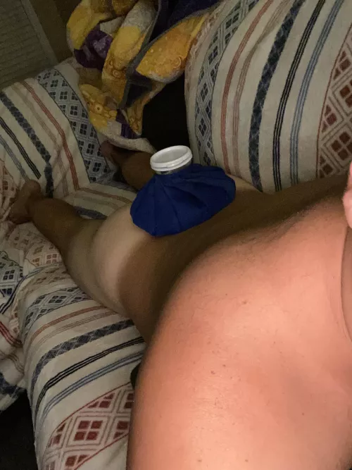 [28] gotta ice my back! Who’s going to keep me company?