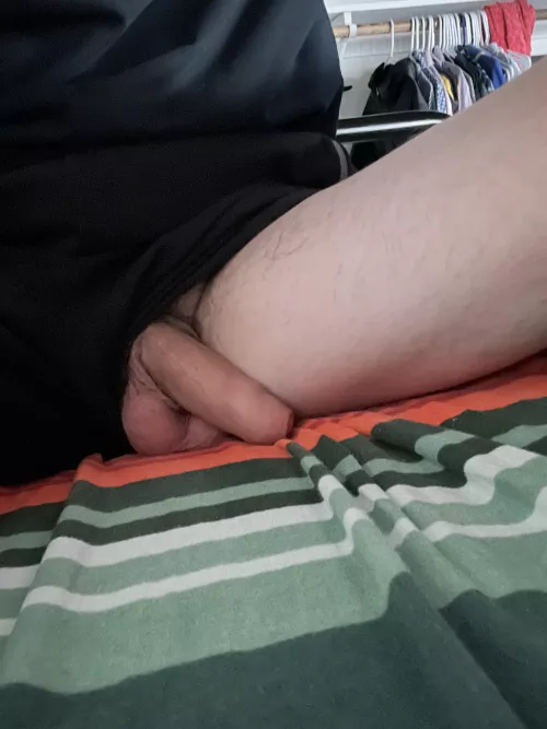 Been free balling all day, it keeps poking out