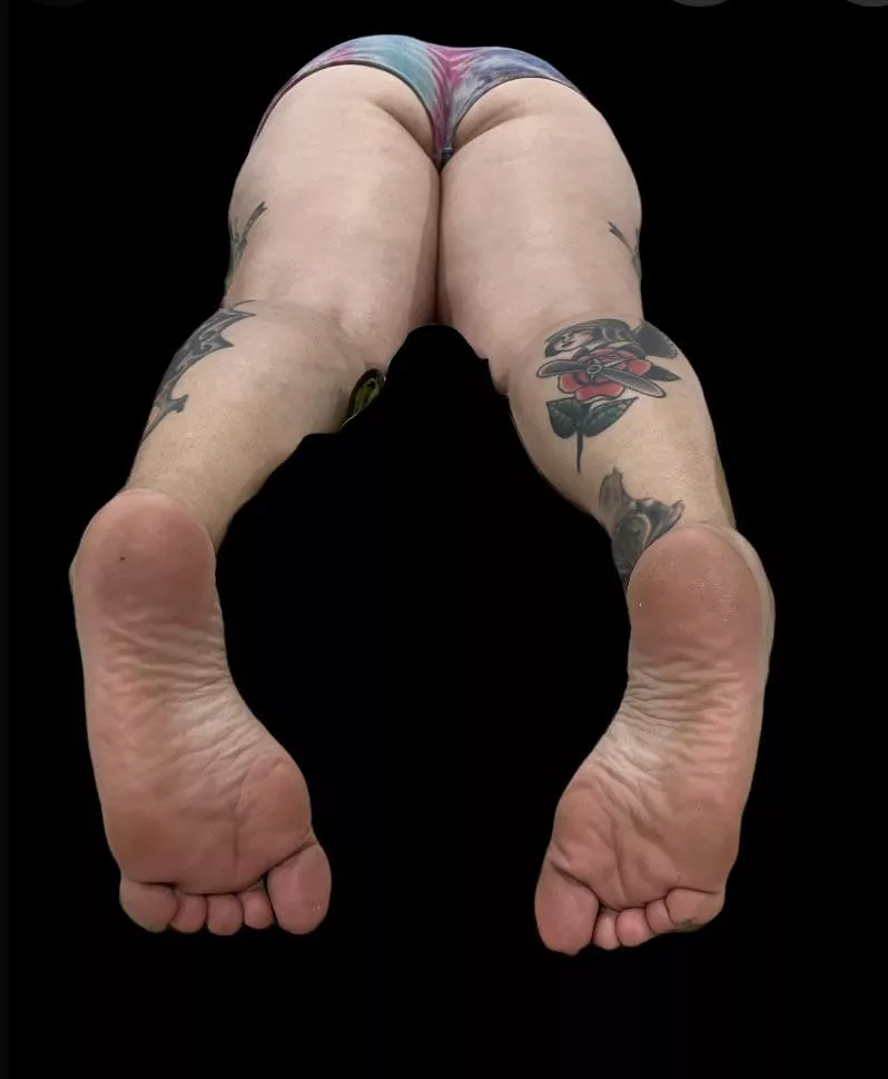 Butt And Bare Feet