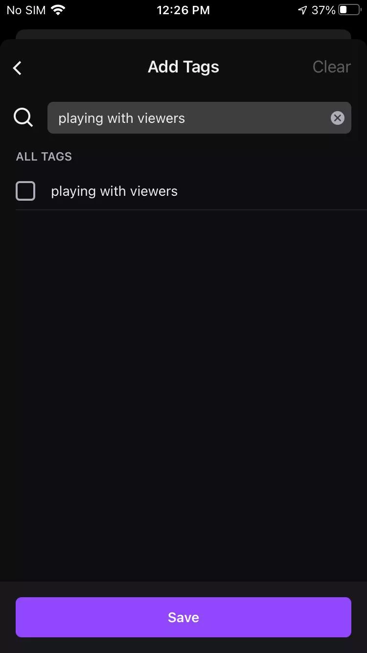 I frequently use Twitch (Mobile) to find streamers to play with and I noticed how for some reason I now have to search for each individual tag, does anybody know how to fix this? I frequently use Twitch (Mobile) to find streamers to play with and I noticed how for some reason I now have to search for each individual tag, does anybody know how to fix this?