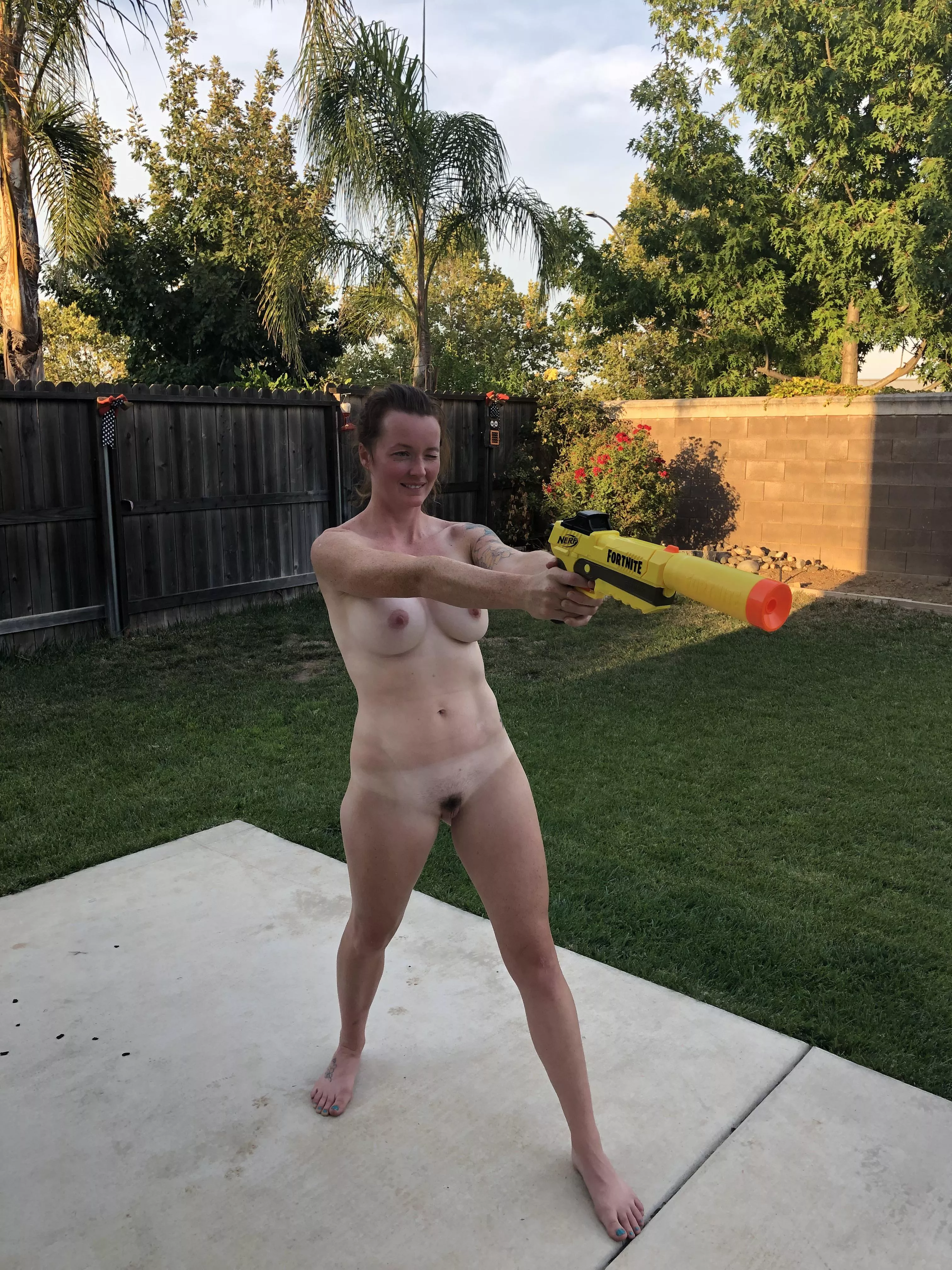 Sometimes you just gotta have a Nerf fight naked on a Saturday night. Bring drinks and your Nerf gun and we can have some fun. Sometimes you just gotta have a Nerf fight naked on a Saturday night. Bring drinks and your Nerf gun and we can have some fun.