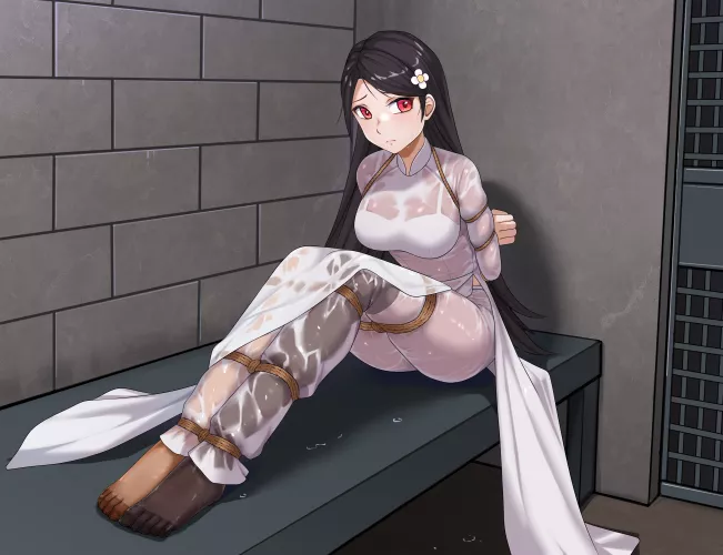 Wow, she is so wet! Someone should help her dry out!