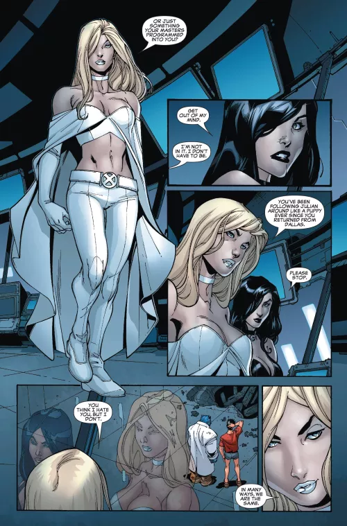 X-23 couldn’t resist Emma Frost’s vexing hotness [New X-Men (2004) #33]