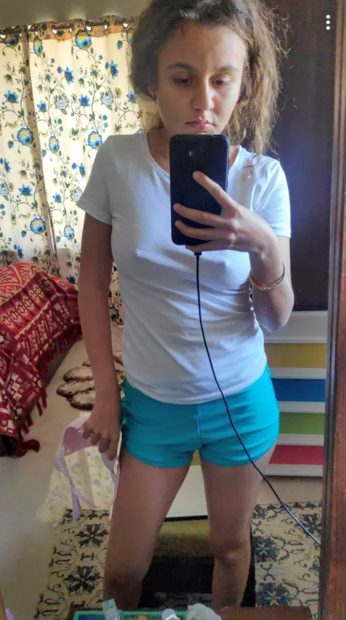 bored and horny. so removed the bra for you guys