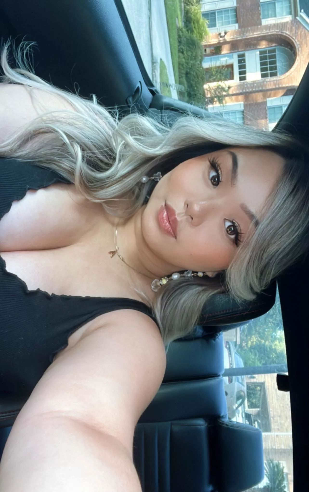car selfie 😇