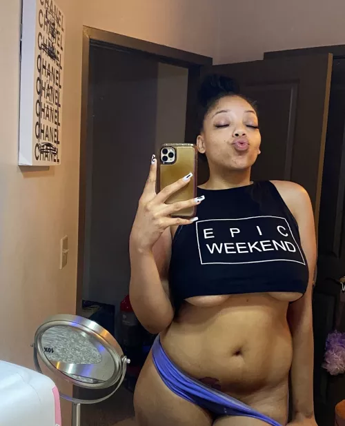 If these tits are on your hands, will it be an epic weekend?