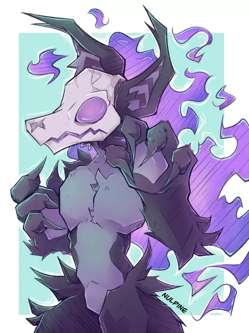 💜VoidSkull Wolf 💜 Big paws 🐾 Gonna do a rework soon but would like to hear your thoughts on my boy 🐾