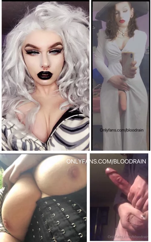 Would you suck and lick all the way from my big tits to my big girl cock? <3