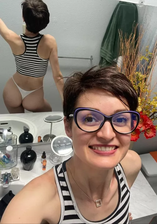 A quick smile and positive vibes