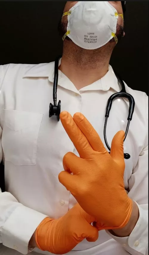 How about 2 fingers with that examination?