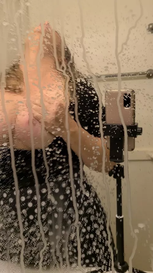 I think I got a little on the mirror 💦😋