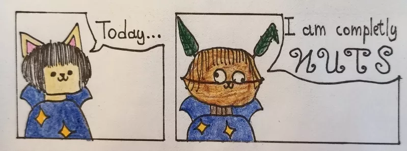 nuts (art by me)