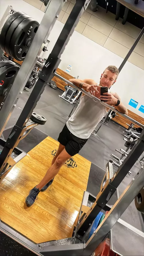 Obligatory gym selfie?